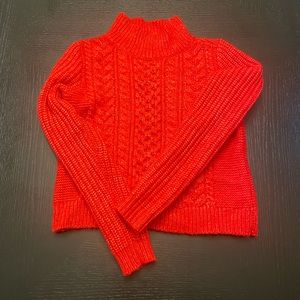 Loft Holiday sweater in red